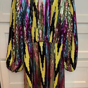 Pomander Place Multicolor Sequin Mini Dress